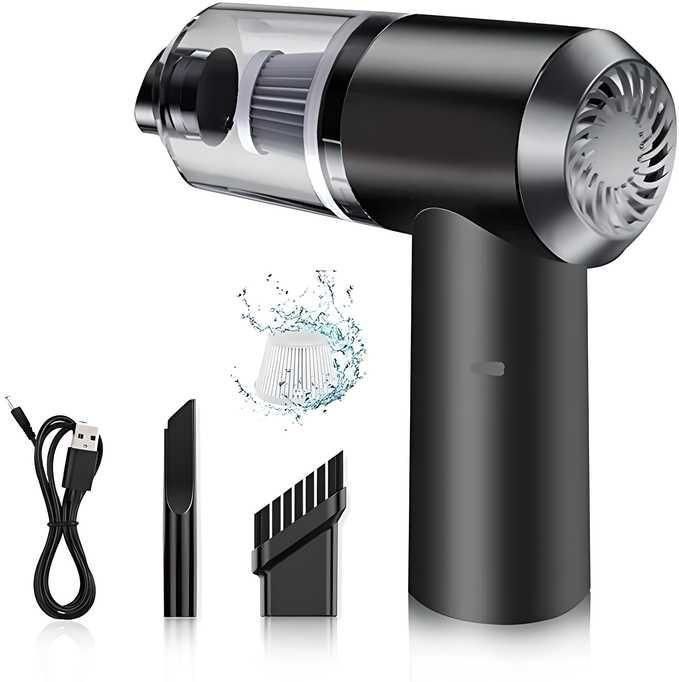 2 in 1 Vacuum Suction Cleaner. Portable Air Duster Wireless