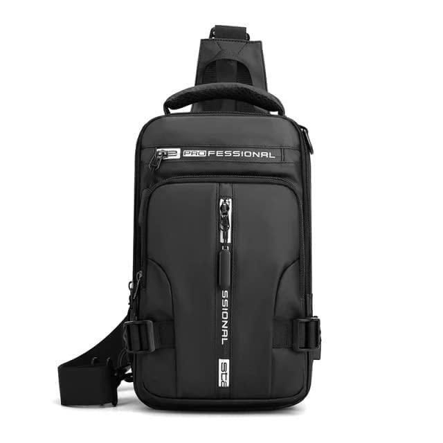 Sling Bag with USB Charging Port - for Men and Women