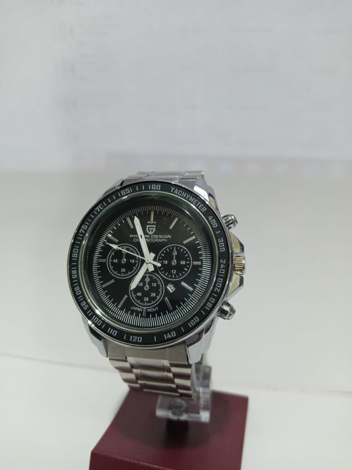 BD Men's Silver Stainless Steel Strap Watch