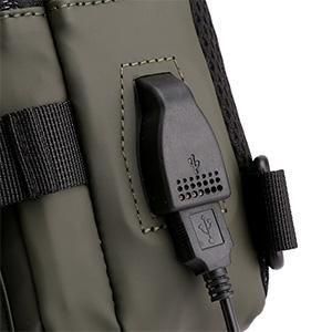 Sling Bag with USB Charging Port - for Men and Women