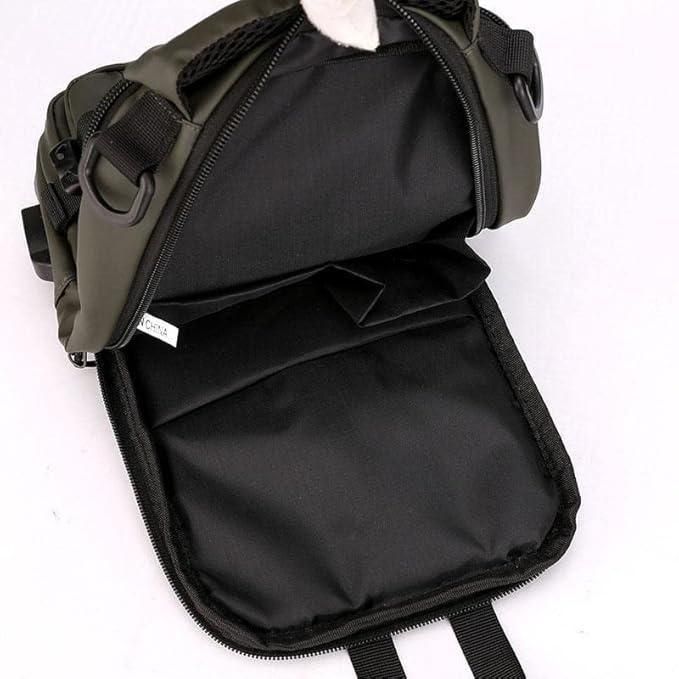 Sling Bag with USB Charging Port - for Men and Women