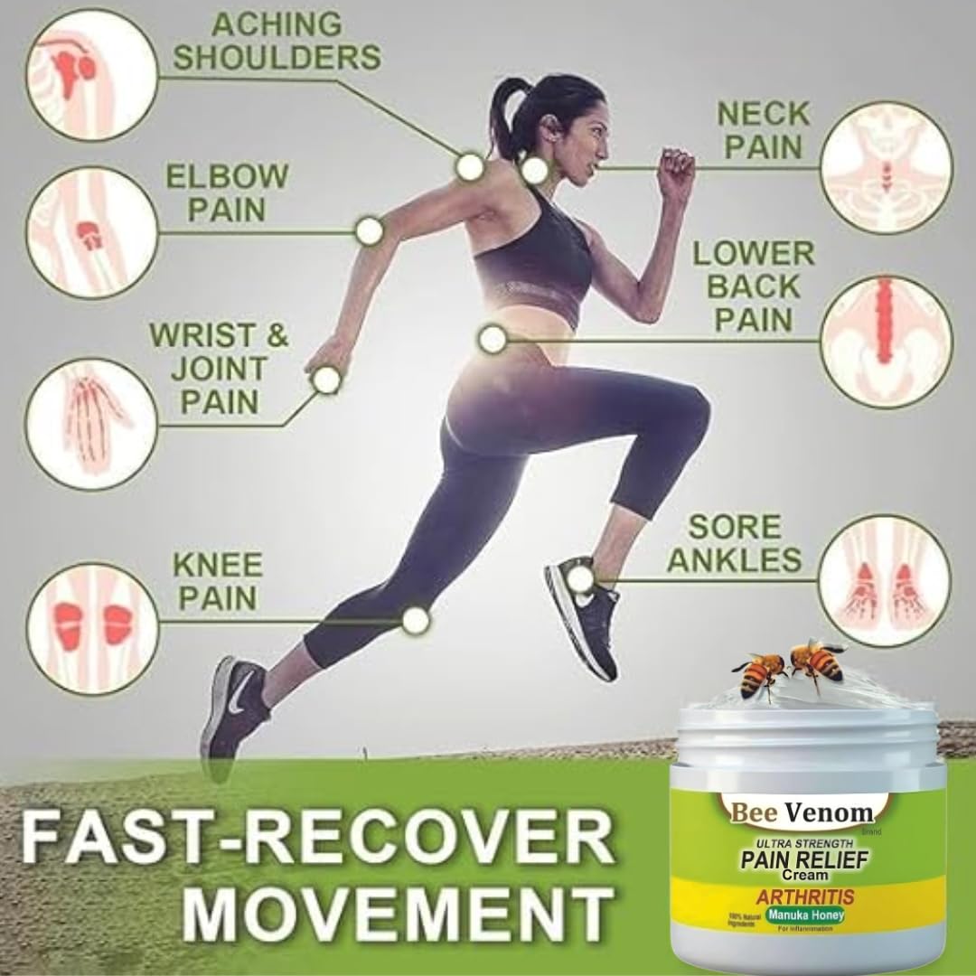 Bee Venom Ultra Strength Pain Relief Cream (Pack of 2)