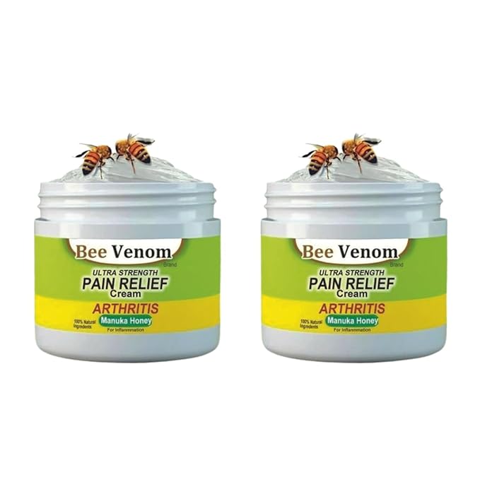 Bee Venom Ultra Strength Pain Relief Cream (Pack of 2)