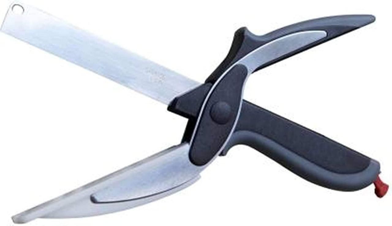 2-in-1 Kitchen Scissors & Food Chopper. Cleaver Cutters
