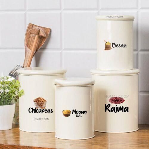 3D Waterproof Kitchen Spice Jar Stickers